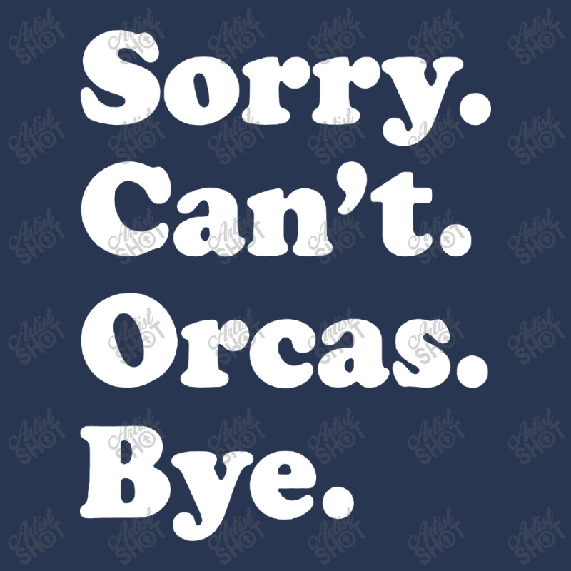 Sorry Can't Orcas Bye Men Denim Jacket by Melia art | Artistshot