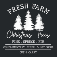 Vintage Truck Carry Pine Women Fresh Farm Christmas Trees Crewneck Sweatshirt | Artistshot