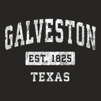 Galveston Texas Tx Vintage Established Sports Design T Shirt Ladies Fitted T-shirt | Artistshot