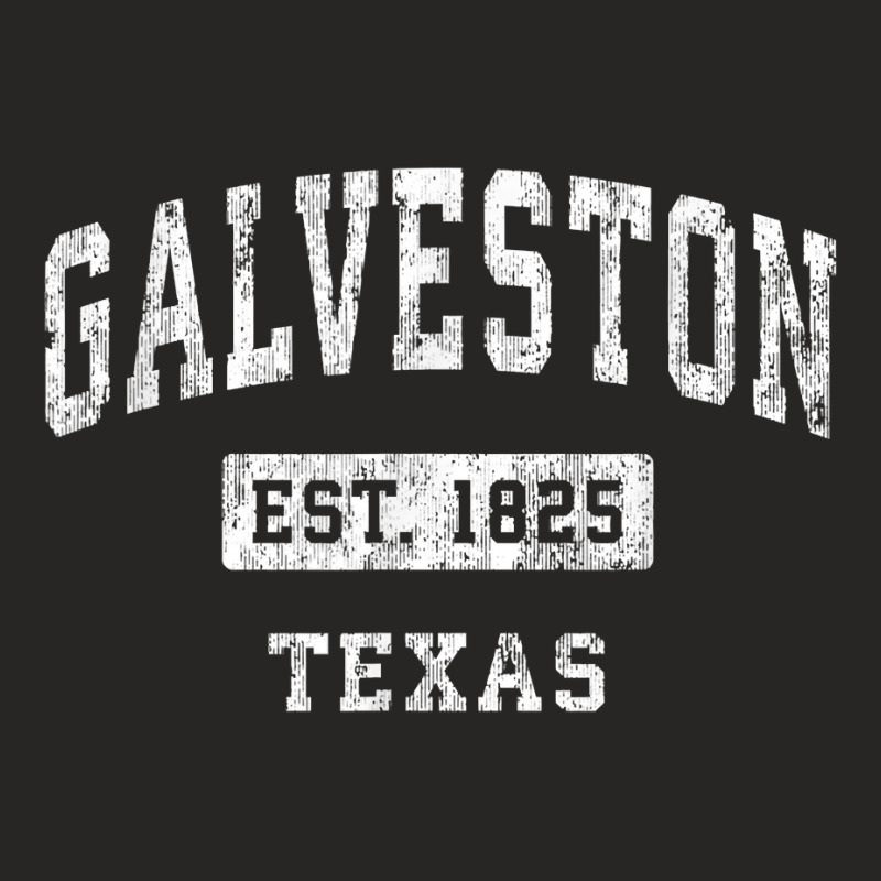 Galveston Texas Tx Vintage Established Sports Design T Shirt Ladies Fitted T-Shirt by mantewipuortog | Artistshot