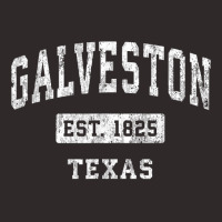 Galveston Texas Tx Vintage Established Sports Design T Shirt Racerback Tank | Artistshot