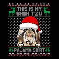 This Is My Christmas Pajama Shirt Shih Tzu Santa Pocket T-shirt | Artistshot