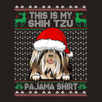 This Is My Christmas Pajama Shirt Shih Tzu Santa Tank Top | Artistshot