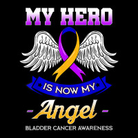 My Hero Is Now My Angel Bladder Cancer Dysuria Hematuria Adjustable Cap | Artistshot