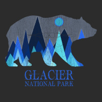 Retro Glacier Grizzly Bear Glacier National Park Exclusive T-shirt | Artistshot