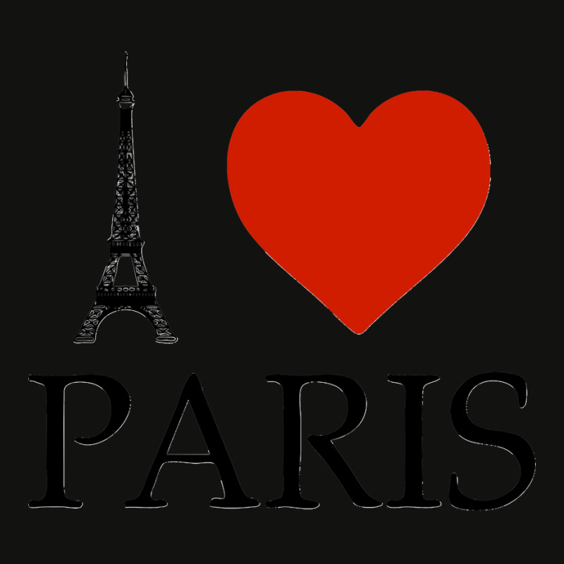 I Love Paris Classic Scorecard Crop Tee by cm-arts | Artistshot