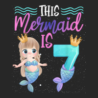 This Mermaid Is 7 Year Old 8th Birthday Girl Daughter Men's T-shirt Pajama Set | Artistshot