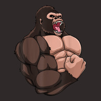 Gym Gorilla Muscular Trainer Bulking Building Ape Work Out T Shirt Racerback Tank | Artistshot