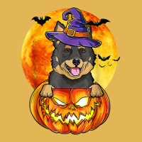 Australian Kelpie Witch Pumpkin Halloween Dog Lover Funny T Shirt Vintage Hoodie And Short Set | Artistshot