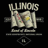 Illinois 1818, Illinois Cropped Hoodie | Artistshot