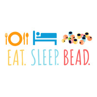 Eat Sleep Bead Beadery Custom Jewelry Maker Beading Gift Sticker | Artistshot