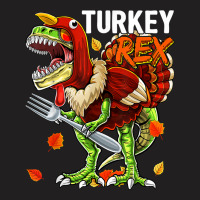 Thanksgiving T Rex Dinosaur Turkey Costume Kids Gift Boys T-shirt | Artistshot