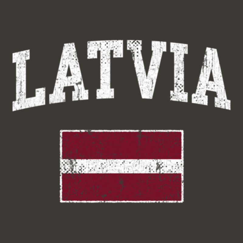 Retro Latvia Flag Vintage Latvian Flag Latvian Pullover Hoodie Bucket Hat by cm-arts | Artistshot