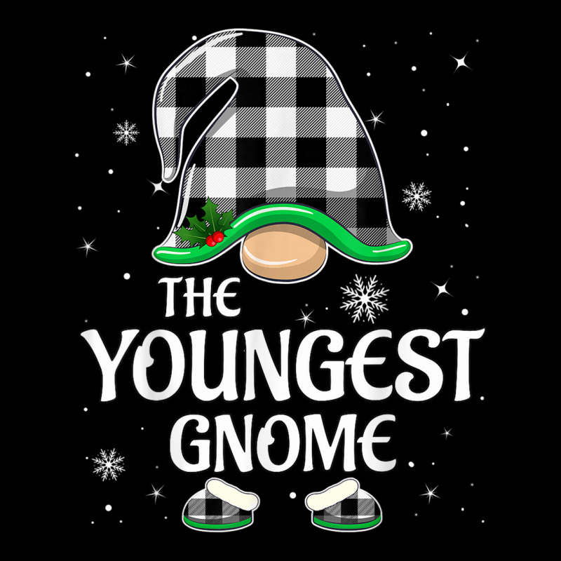 Youngest Gnome Buffalo Plaid Christmas Matching Family Group Unisex Jogger | Artistshot