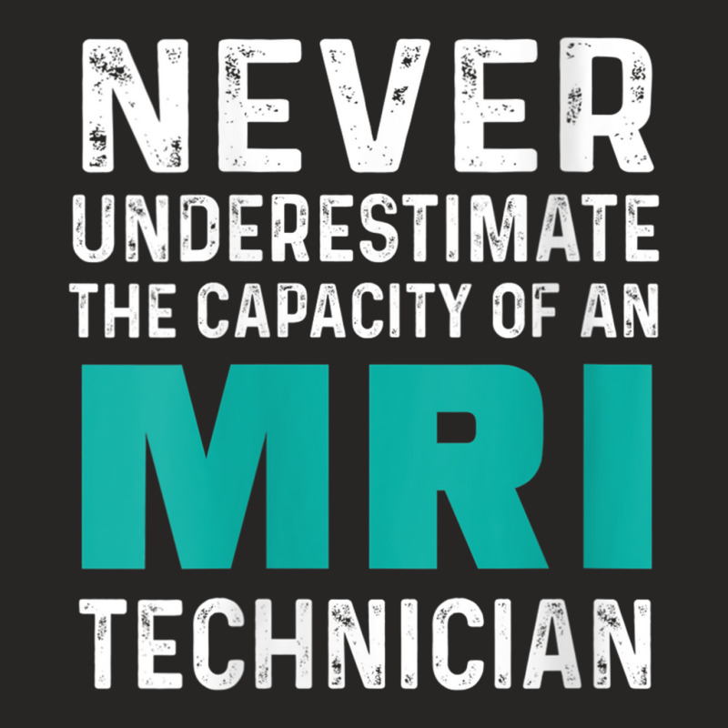 Womens Mri Technician Capacity Tech Technologist V Neck T Shirt Ladies Fitted T-Shirt by cm-arts | Artistshot