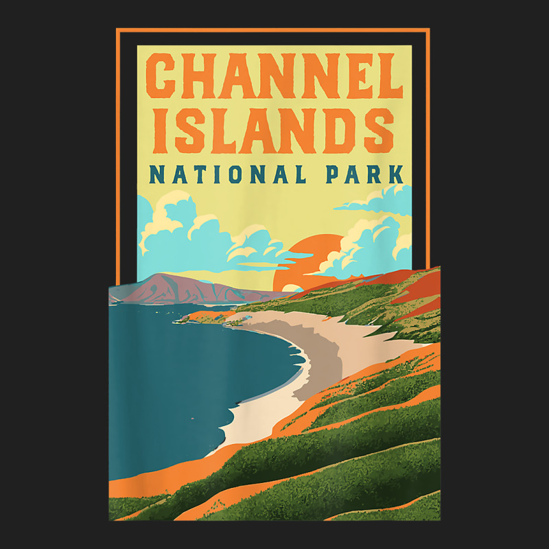 Channel Islands California Wpa National Parks Poster Retro T Shirt Ladies Polo Shirt by cm-arts | Artistshot