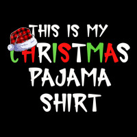 This Is My Christmas Pajama Funny Plaid Merry Christmas Xmas V-neck Tee | Artistshot