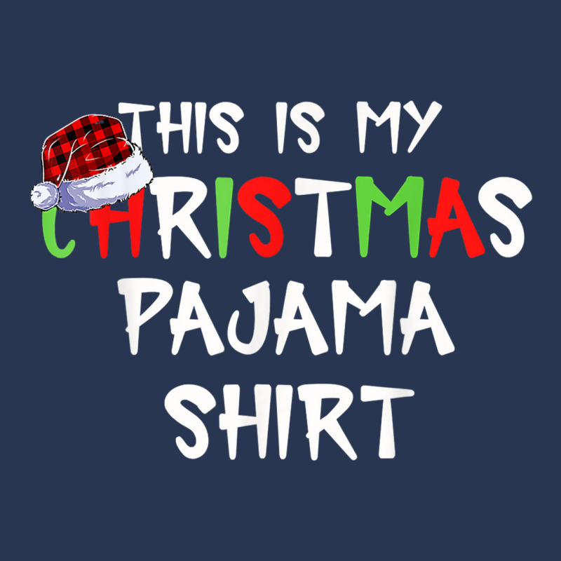 This Is My Christmas Pajama Funny Plaid Merry Christmas Xmas Men Denim Jacket | Artistshot