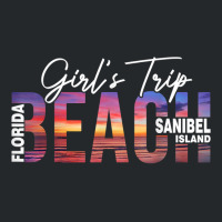 Sanibel Island Palm Trees Beach Florida Matching Girls Trip T Shirt Crewneck Sweatshirt | Artistshot