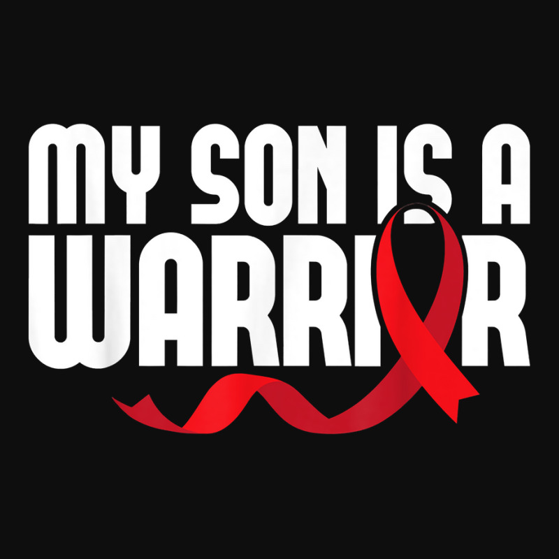 My Son Is A Warrior Sickle Cell Anemia Awareness Red Ribbon T Shirt Crop Top by qubujasaelae | Artistshot