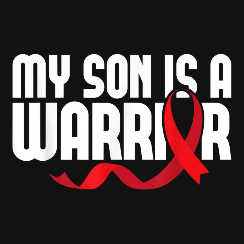 My Son Is A Warrior Sickle Cell Anemia Awareness Red Ribbon T Shirt Scorecard Crop Tee by qubujasaelae | Artistshot