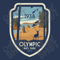 Washington Olympic National Park Retro Vintage Design Gift Men Denim Jacket | Artistshot