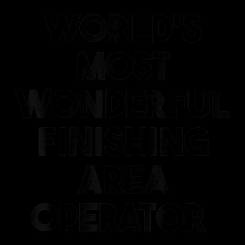 World's Most Wonderful Finishing Area Operator V-neck Tee | Artistshot