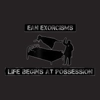 Ean Exorcisms Life Begins At Possession T Shirt Vintage Cap | Artistshot