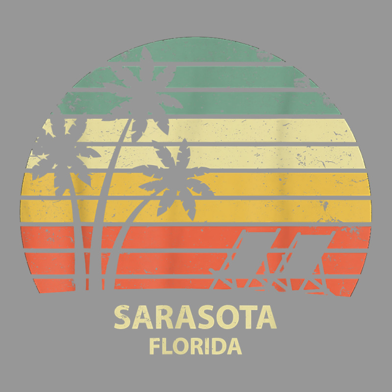 Vintage Florida Sarasota Beach T Shirt Cool Retro Tee Women's V-Neck T-Shirt by cm-arts | Artistshot