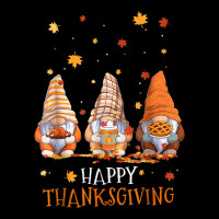 Three Gnomes Happy Thanksgiving Autumn Fall Pumpkin Spice V-neck Tee | Artistshot