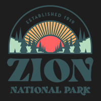 Retro Style Utah Zion National Park Classic T-shirt | Artistshot