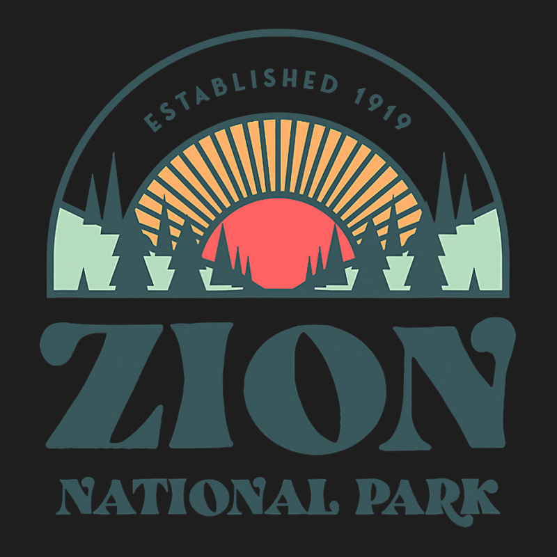 Retro Style Utah Zion National Park Classic T-shirt | Artistshot