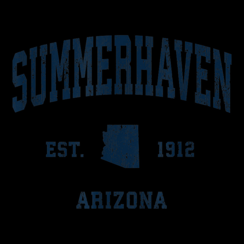 Summerhaven Arizona Az Vintage Athletic Navy Sports Design V-neck Tee | Artistshot