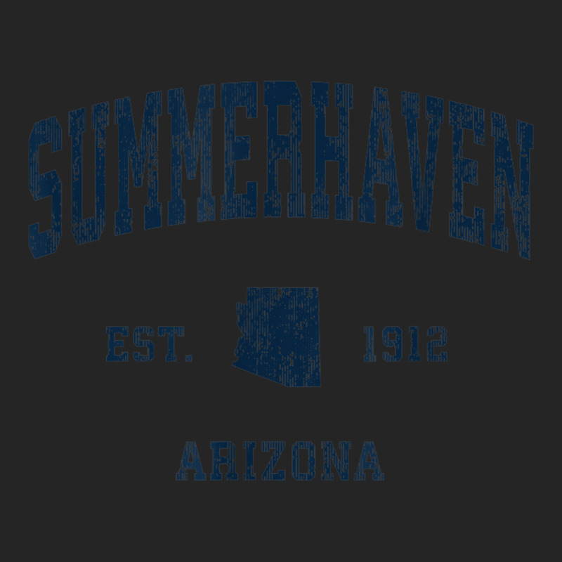 Summerhaven Arizona Az Vintage Athletic Navy Sports Design Unisex Hoodie | Artistshot