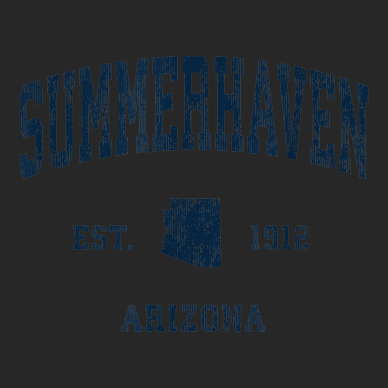 Summerhaven Arizona Az Vintage Athletic Navy Sports Design Men's T-shirt Pajama Set | Artistshot