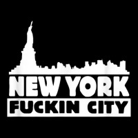 New York Fuckin City Skyline T Shirt Cropped Hoodie | Artistshot