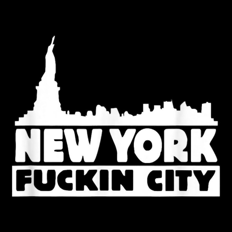 New York Fuckin City Skyline T Shirt Cropped Hoodie by cm-arts | Artistshot