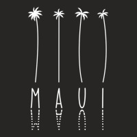 Palm Tree Vacation   Island Usa Maui Sweatshirt Ladies Fitted T-shirt | Artistshot