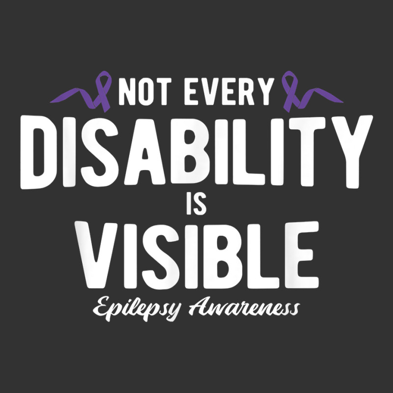 Not Every Disability Is Visible Epilepsy Awareness T Shirt Baby Bodysuit by cm-arts | Artistshot