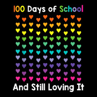 Cute 100 Days Of School And Still Loving It Hearts 100th Day Copy Pocket T-shirt | Artistshot