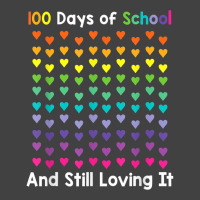 Cute 100 Days Of School And Still Loving It Hearts 100th Day Copy Vintage T-shirt | Artistshot