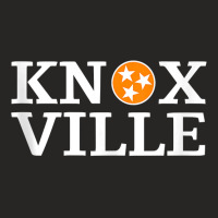 Knoxville Tennessee State Flag Gift Orange & White Knoxville Tank Top Ladies Fitted T-shirt | Artistshot