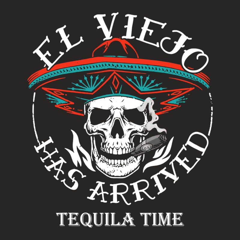 El Viejo Has Arrived Tequila Time Vintage Ladies Fitted T-Shirt by cm-arts | Artistshot