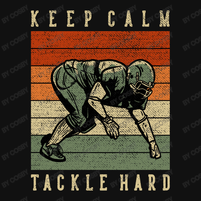 Keep Calm Tackle Hard Tote Bags | Artistshot