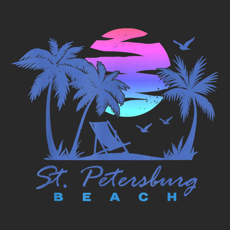 St. Petersburg Beach St Pete Florida Vacation Vintage Sunset Printed hat by ElsieLynne | Artistshot