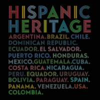 Latino Hispanic Heritage Latin Countries Month Retro Vintage T Shirt Toddler 3/4 Sleeve Tee | Artistshot