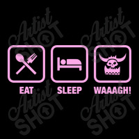 Eat Sleep Waaagh! Orks Warhammer 40k Inspired   Gaming Essentia Fleece Short | Artistshot