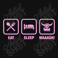 Eat Sleep Waaagh! Orks Warhammer 40k Inspired   Gaming Essentia Baby Bibs | Artistshot