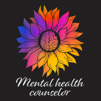 Sunflower Mental Health Counselor Appreciation T-shirt | Artistshot