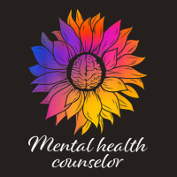 Sunflower Mental Health Counselor Appreciation Tank Top | Artistshot